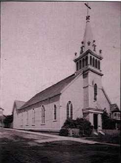 [The first St. Mary's Church]